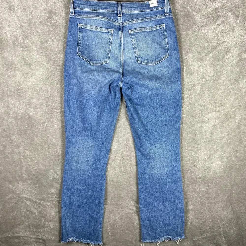Frank&Eileen Jeans Womens 29 CORK Everyday Jean Straight Leg Raw Hem Button Fly - Picture 8 of 13